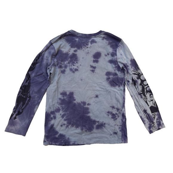 Marvel Shirt Youth LG Tie Dye Hulk Thor Spider-Man Comic Superhero Long Sleeve - Picture 5 of 8
